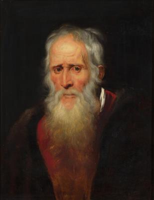 Portrait study of an old man