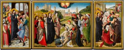 A Triptych with the Five Miracles of Christ