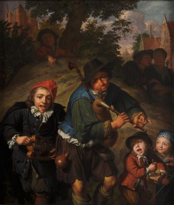 A merry band of travelling musicians, or an allegory of sound by Christofel Lubieniecki - Auction record, sale price, and art valuation. Compare with similar artists and explore comparable artworks.