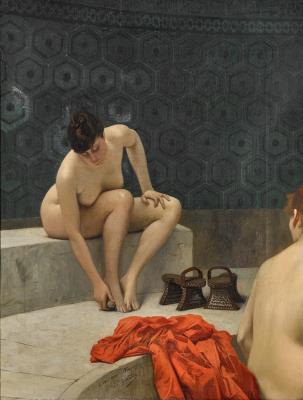 In the hammam
