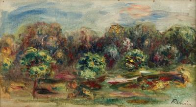 Paysage aux environs de Cagnes
