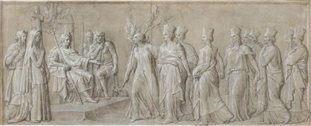 Napoleon Receiving the Nine Muses