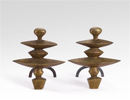 Pair of andirons