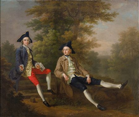Sample artwork by Francis Hayman (1708 - 1776), known for rococo style decorative painting, history, portraits, book illustration - View similar artists and auction records
