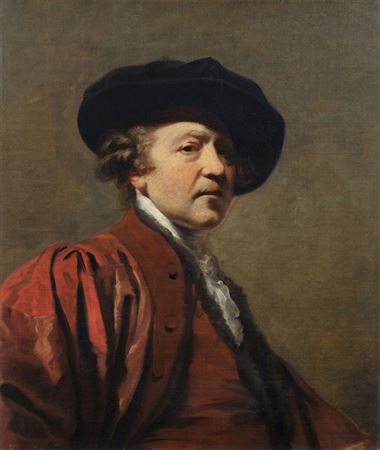 Self-portrait, in doctoral robes