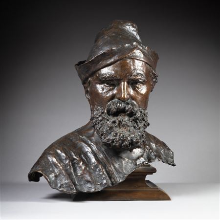 Portrait bust of Domenico Morelli
