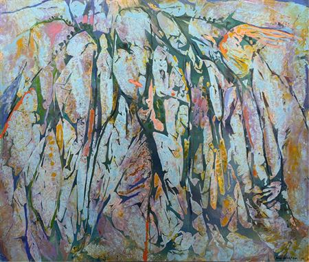 Tribal 2 by Guy Wilkie Warren - Auction record, sale price, and art valuation. Compare with similar artists and explore comparable artworks.