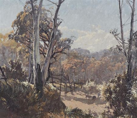 The Dry Creek by Lance Vaiben Solomon - Auction record, sale price, and art valuation. Compare with similar artists and explore comparable artworks.