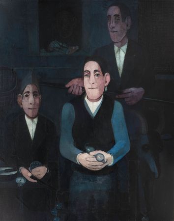 Rodzina w czerniach mała I, około 1976 by Kiejstut Bereznicki - Auction record, sale price, and art valuation. Compare with similar artists and explore comparable artworks.