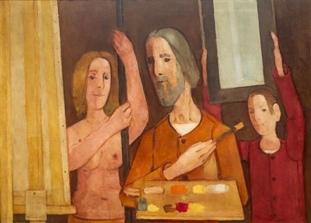 W pracowni, 1999 by Kiejstut Bereznicki - Auction record, sale price, and art valuation. Compare with similar artists and explore comparable artworks.