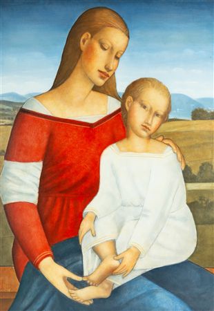 Madonna and Child, 2011 by Roman Zakrzewski - Auction record, sale price, and art valuation. Compare with similar artists and explore comparable artworks.