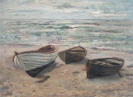 Boats on the shore