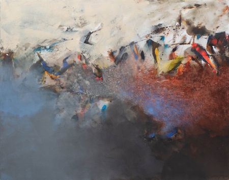 Untitled (Gray Blue) by Krzysztof Recko-Rapsa - Auction record, sale price, and art valuation. Compare with similar artists and explore comparable artworks.