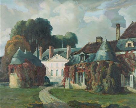 View of a country house