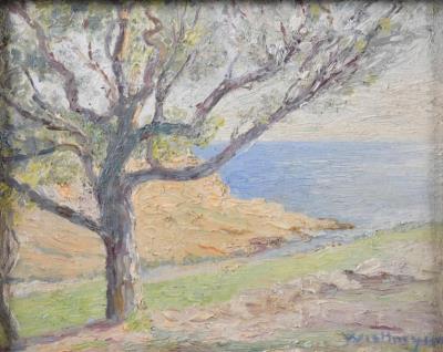 Landscape with a tree