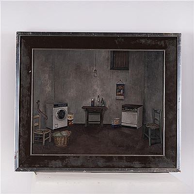 Sample artwork by Amalia Avia Pena (1930 - 2011), known for painting - View similar artists and auction records
