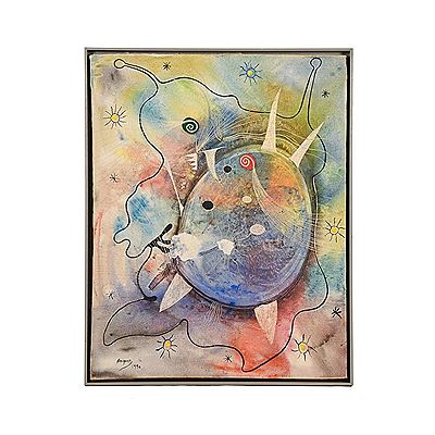 Surrealist Composition by August Puig - Auction record, sale price, and art valuation. Compare with similar artists and explore comparable artworks.