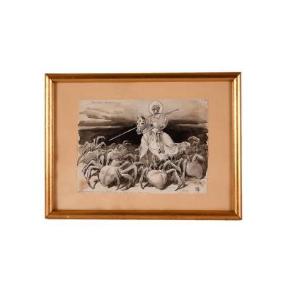 Sant Jordi Matalaranya by Apel Les Mestres - Auction record, sale price, and art valuation. Compare with similar artists and explore comparable artworks.