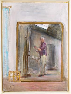 Sample artwork by Rodrigo (Herbert George) Moynihan (1910 - 1991), known for abstract figure and portrait painting of notable persons, printmaking and teaching - View similar artists and auction records