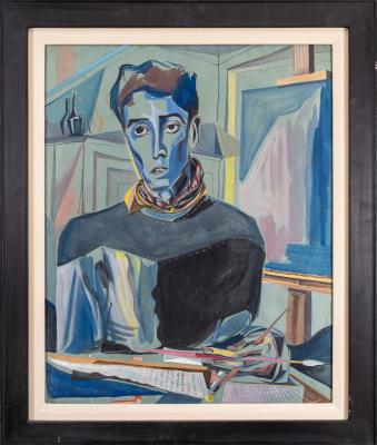 Portrait of John Minton by Audrey Pilkington - Auction record, sale price, and art valuation. Compare with similar artists and explore comparable artworks.