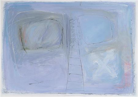 Blue Abstract Composition