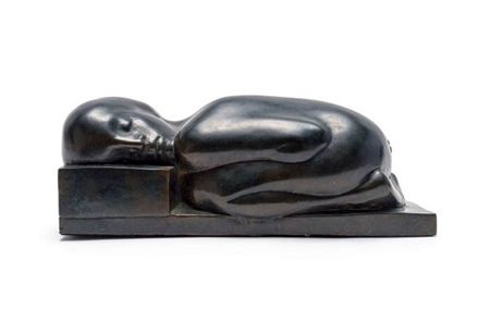 Figure in Child's Pose by Caroline Stacey - Auction record, sale price, and art valuation. Compare with similar artists and explore comparable artworks.