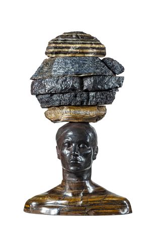 ‘n Stapel van Sewe Noord Kaap Klippe (A Stack of Seven Northern Cape Rocks)