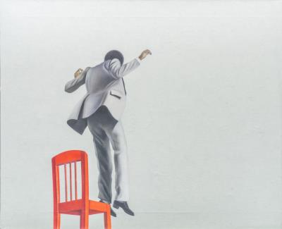 Jumping off the Red Chair