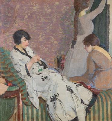 Sample artwork by Vicente Puig (1882 - 1965), known for portrait, figure painting - View similar artists and auction records