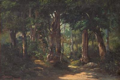 The oak grove of Barrio, province of Lugo by Alfredo Souto Cuero - Auction record, sale price, and art valuation. Compare with similar artists and explore comparable artworks.