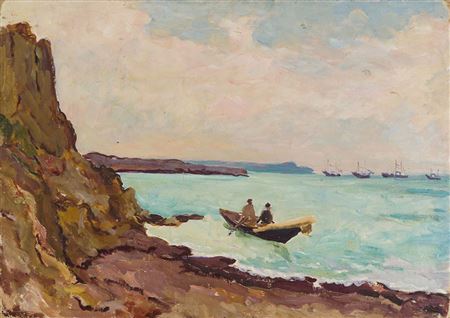On Azov by Nina Sergeevna Stenshinskaya - Auction record, sale price, and art valuation. Compare with similar artists and explore comparable artworks.