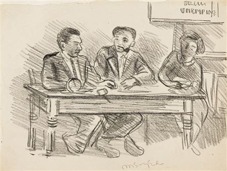 Out of Work, and Unemployed, A Meeting of Artists, (Pair)
