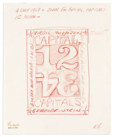 Sketched design for cover of Boosey & Hawkes