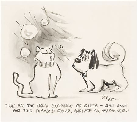 "We had the usual exchange of gifts"