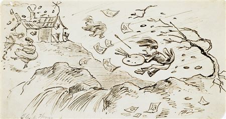 Bleak House caricature illustration