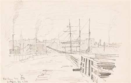 Pair of Harlem River Studies. 1909