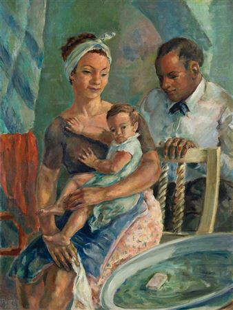 The American Family (The Family). by James Amos Porter - Auction record, sale price, and art valuation. Compare with similar artists and explore comparable artworks.