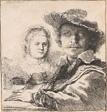 Self Portrait with Saskia