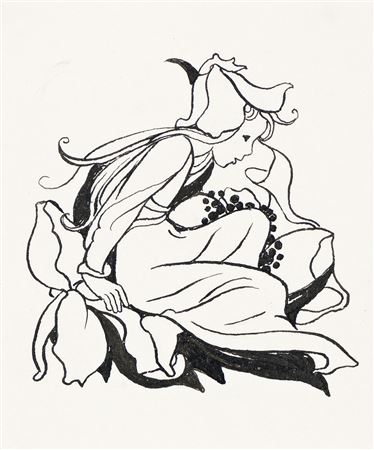 Group of 4 illustrations from "The Silver Thimble Story Book."