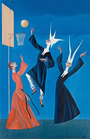 Untitled (Nuns playing basketball)