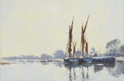 Morning Light, Maldon by James Longueville - Auction record, sale price, and art valuation. Compare with similar artists and explore comparable artworks.
