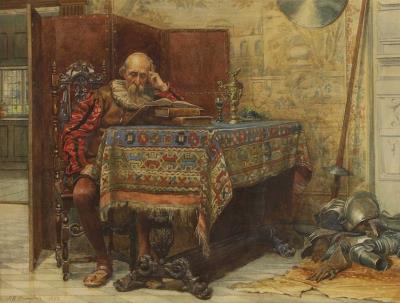 Sample artwork by James Shaw Crompton (1853 - 1916), known for painting - View similar artists and auction records
