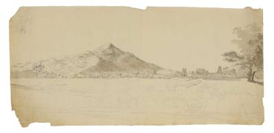 Indian landscape of a temple settlement by Samuel Davis - Auction record, sale price, and art valuation. Compare with similar artists and explore comparable artworks.