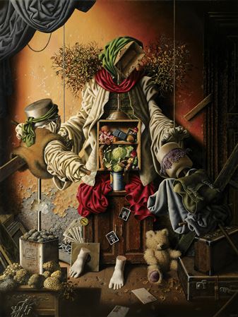 Sample artwork by Wahed Khakdan (Born 1950), known for paintings - View similar artists and auction records