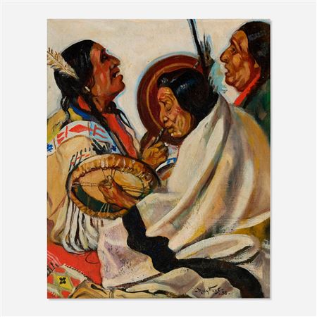 The Drummers (after Fritz Winold Reiss)