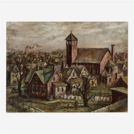 Untitled (Church Tower Over the Village)