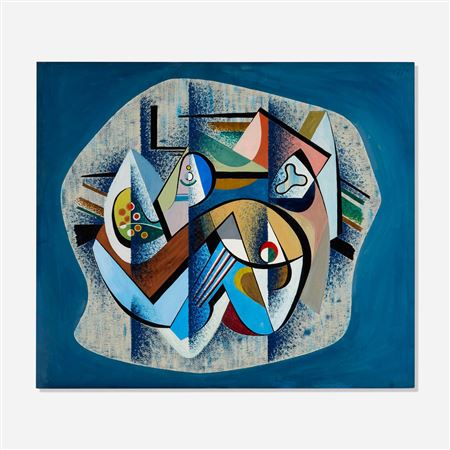 Untitled (Blue Abstraction) by Alexander Corazzo - Auction record, sale price, and art valuation. Compare with similar artists and explore comparable artworks.