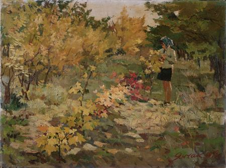 Autumn walk, 1958