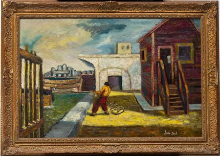 Worker at the port, c.1920-30s