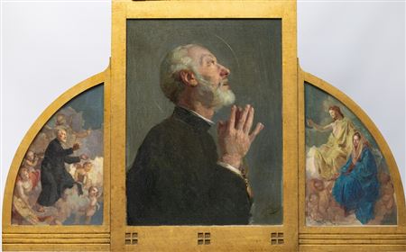 Religious triptych, early XX century (Rome)